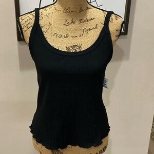 Old Navy Black Ribbed Tank Top